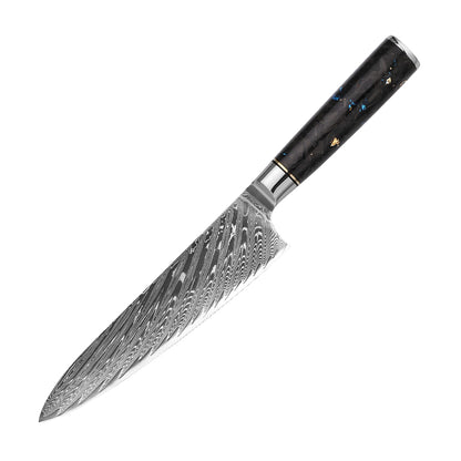 UTOLSÓ DARAB - SZAKÁCSKÉS - GYUTO – Damascus VG10 – Sanami Carbon Gold