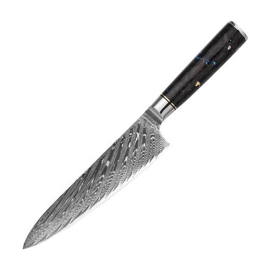 UTOLSÓ DARAB - SZAKÁCSKÉS - GYUTO – Damascus VG10 – Sanami Carbon Gold