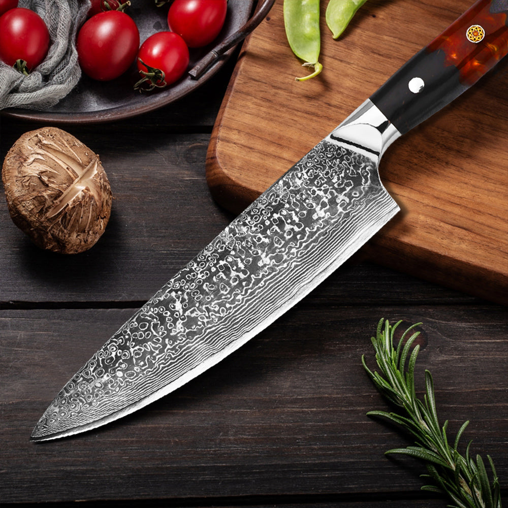 UTOLSÓ DARAB - SZAKÁCSKÉS - GYUTO – Damascus VG10 – Sanami Ronin