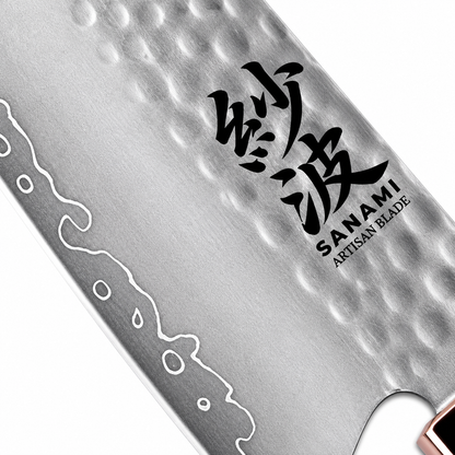UTOLSÓ DARAB - SZAKÁCSKÉS - SUPREME GYUTO – Damascus VG10 – Sanami Enso Carbon