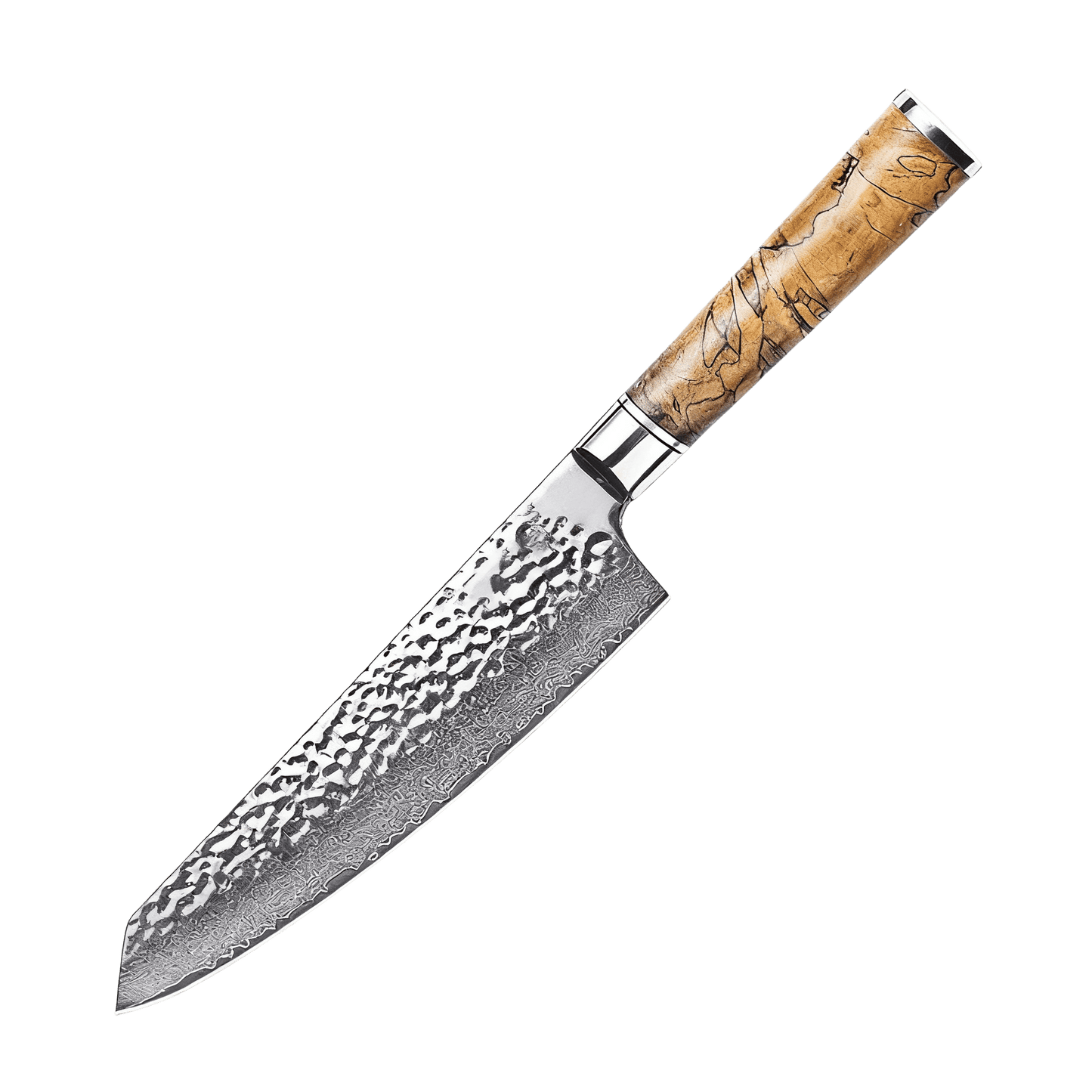 SZAKÁCSKÉS – Damascus VG10 KIRITSUKE – Maple Edition – Mintázott Juharfa Markolat