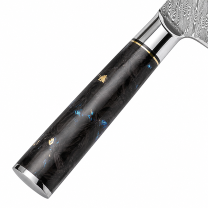 UTOLSÓ DARAB - SZAKÁCSKÉS - GYUTO – Damascus VG10 – Sanami Carbon Gold