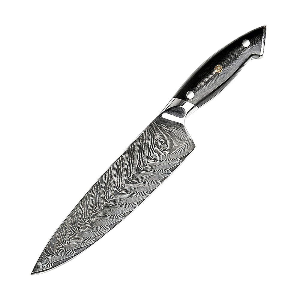 SZAKÁCSKÉS – Damascus VG10 GYUTO – Fiber Glass - Üvegszálas Markolat