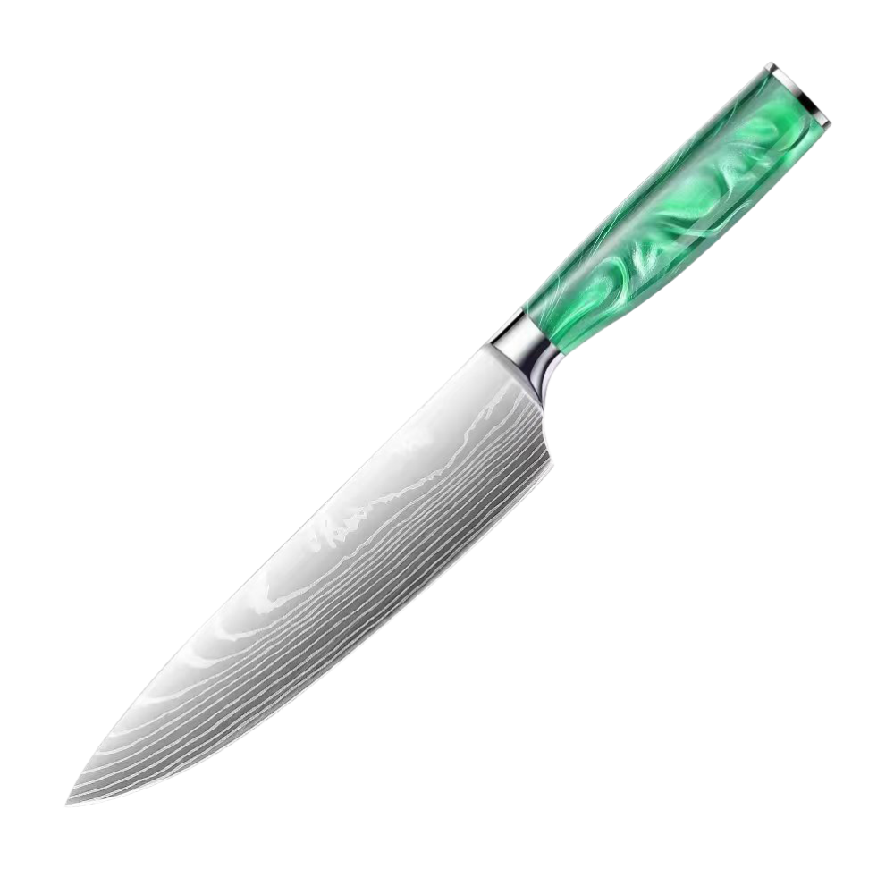 SZAKÁCSKÉS – GYUTO - Kaito Nova Smaragdzöld – Kompozit Markolat