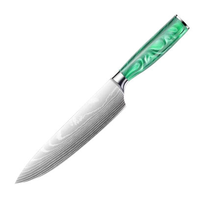 SZAKÁCSKÉS – GYUTO - Kaito Nova Smaragdzöld – Kompozit Markolat