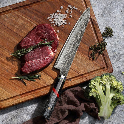 GYUTO – Damascus VG10 – Spectrum Edition – Kompozit-Alumínium Markolat – 210 mm