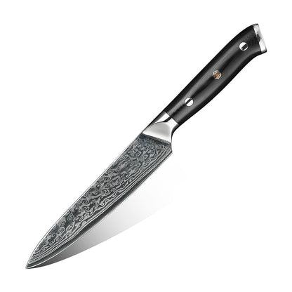 SZAKÁCSKÉS SZETT – DAMASCUS VG10 – 3 Darabos – Fiber Edition – Acél Markolat