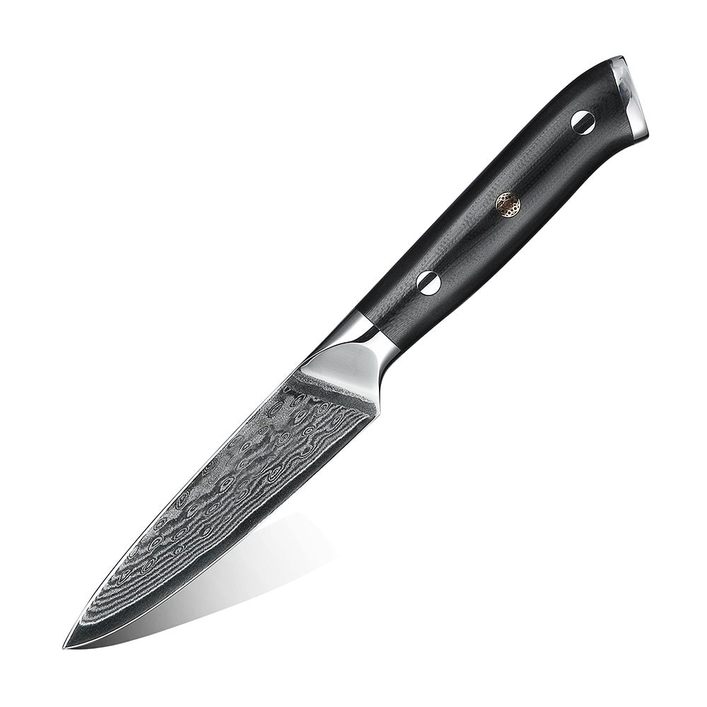 SZAKÁCSKÉS SZETT – DAMASCUS VG10 – 3 Darabos – Fiber Edition – Acél Markolat