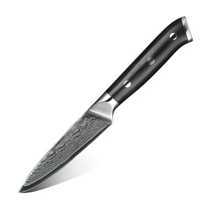 SZAKÁCSKÉS SZETT – DAMASCUS VG10 – 3 Darabos – Fiber Edition – Acél Markolat