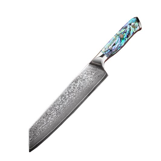 SZAKÁCSKÉS – Damascus VG10 KIRITSUKE – Abyss Edition – Gyöngyház Kagyló Markolat