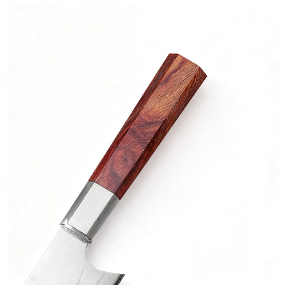 KIRITSUKE – USA 440C – Rosewood Edition SS304 Steel - Rózsafa Markolat – 200 mm