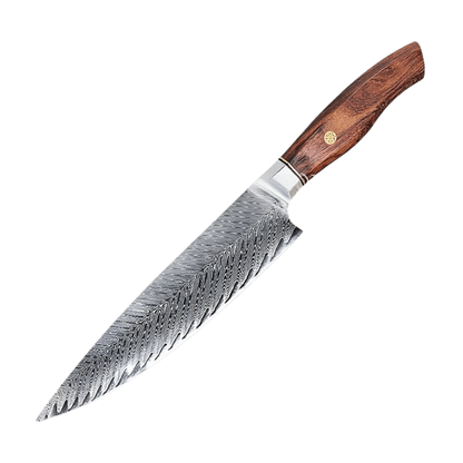SZAKÁCSKÉS – Damascus VG10 GYUTO - Rosewood Prime - Rózsafa Markolat