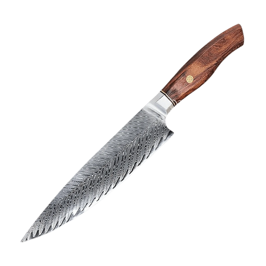 SZAKÁCSKÉS – Damascus VG10 GYUTO - Rosewood Prime - Rózsafa Markolat