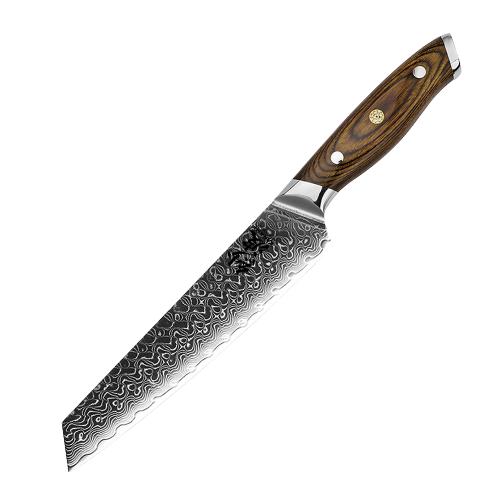 UTOLSÓ DARAB - SZAKÁCSKÉS - KIRITSUKE – Damascus VG10 – Sanami Brown Wood