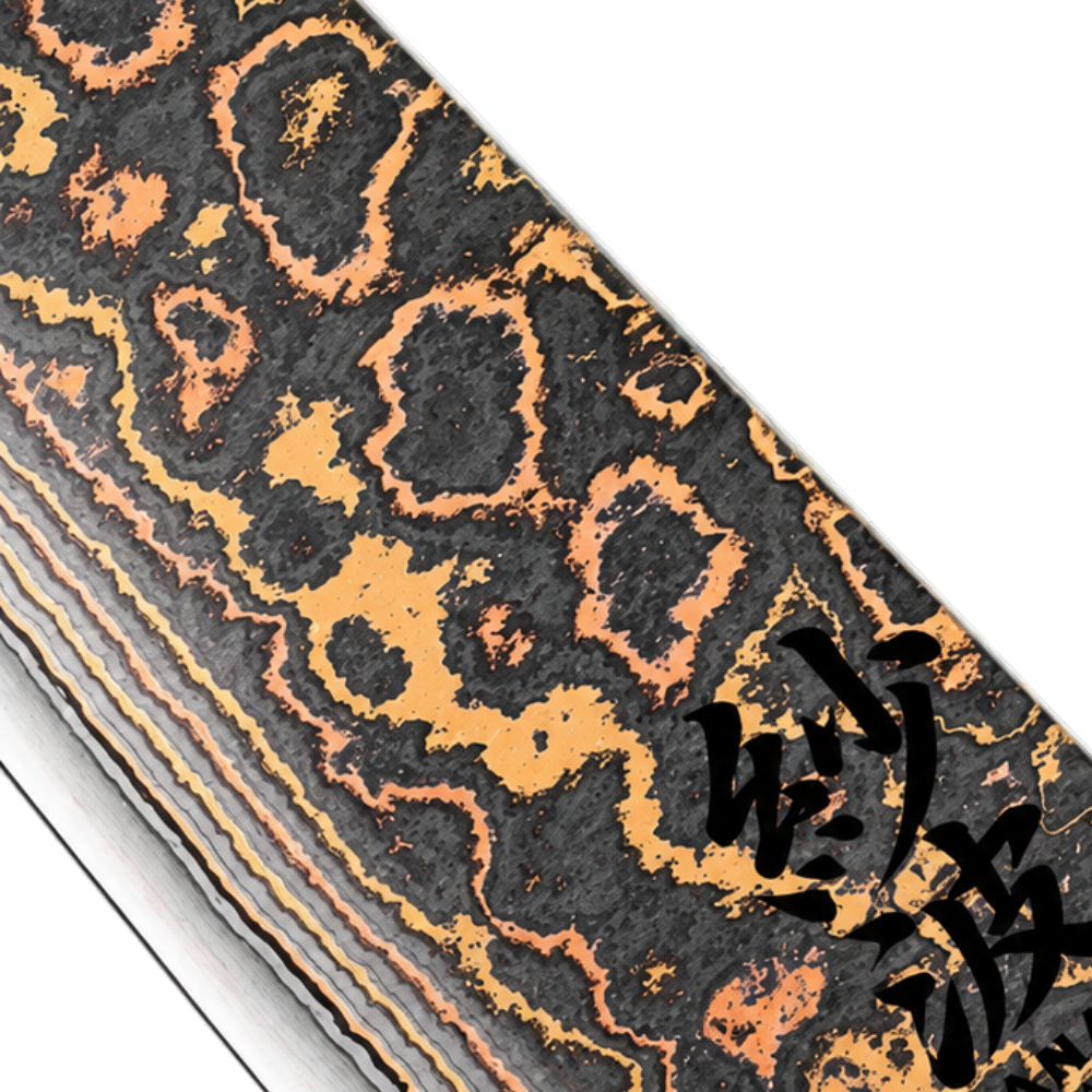 UTOLSÓ DARAB - SZAKÁCSKÉS - SUPREME GYUTO – Damascus 57 – Sanami Eclipse Réz