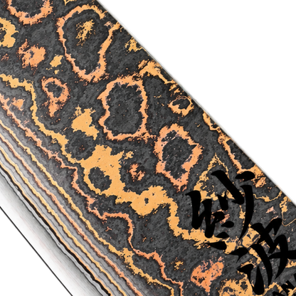 UTOLSÓ DARAB - SZAKÁCSKÉS - SUPREME GYUTO – Damascus 57 – Sanami Eclipse Réz