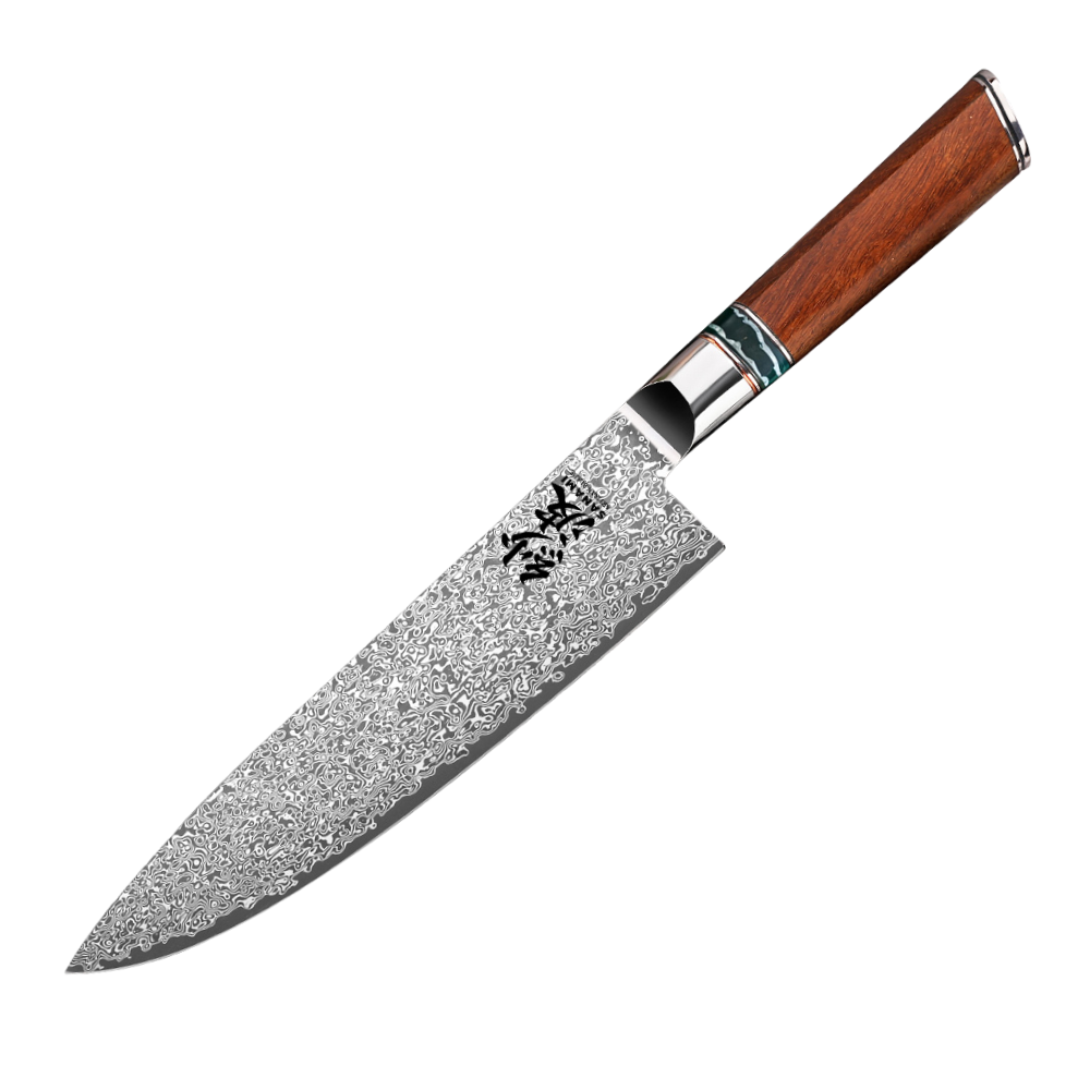 UTOLSÓ DARAB - SZAKÁCSKÉS - SUPREME GYUTO – Damascus VG10 – Sanami Mori Mammut