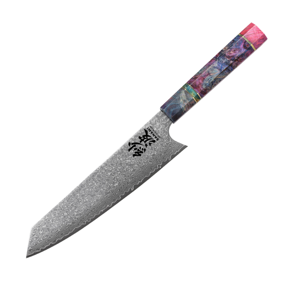 UTOLSÓ DARAB - SZAKÁCSKÉS - KIRITSUKE – Damascus VG10 – Sanami Nebula