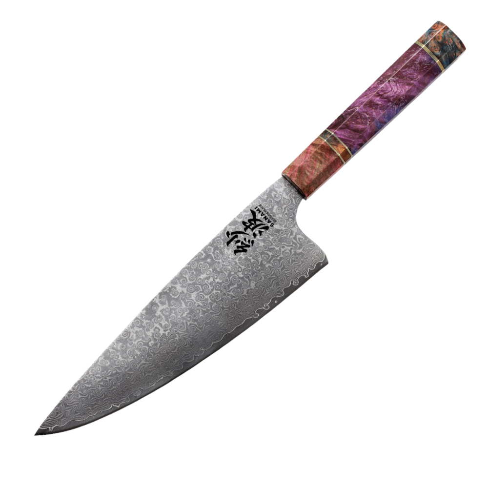 UTOLSÓ DARAB - SZAKÁCSKÉS - GYUTO – Damascus VG10 – Sanami Nebula