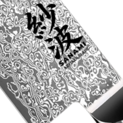 UTOLSÓ DARAB - SZAKÁCSKÉS - SUPREME GYUTO – Damascus VG10 – Sanami Mori Mammut