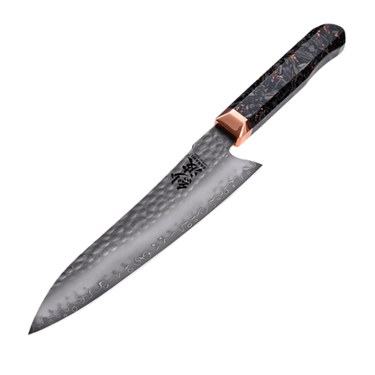 UTOLSÓ DARAB - SZAKÁCSKÉS - SUPREME GYUTO – Damascus VG10 – Sanami Enso Carbon